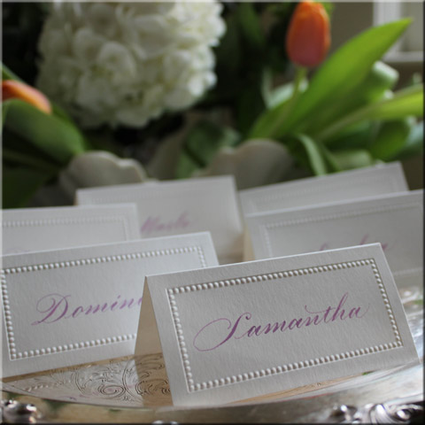 place cards & escort cards